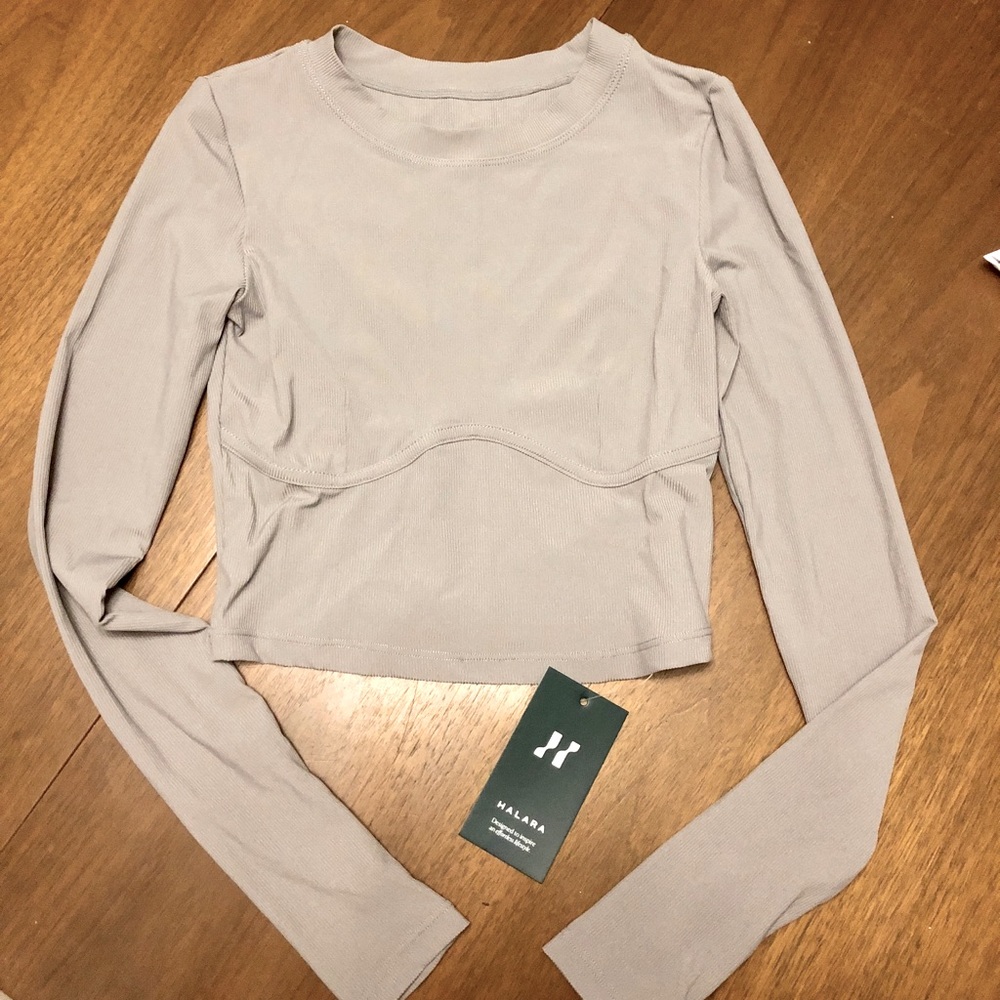 Brand new halara workout cropped top